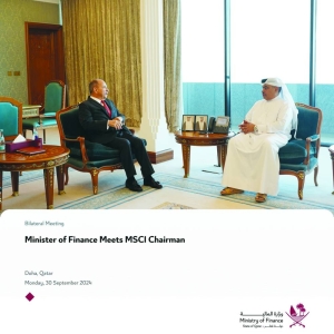 Al-Kuwari meets MSCI chairman - Gulf Times