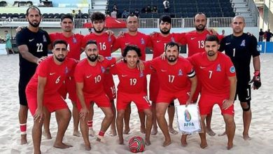 Azerbaijan beach soccer team triumph over Georgia at European Qualifier