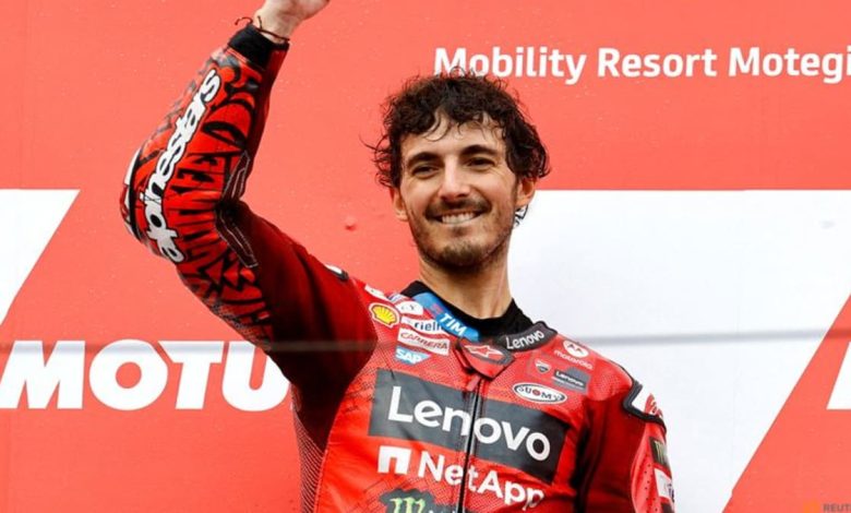 Bagnaia holds off Martin to seal Japanese Grand Prix double