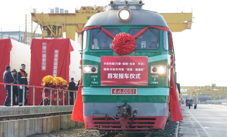 Shipment Of 390 Tons Of Bananas Transported By China, Laos Railway Arrives In Beijing, China Nsn Asia 2024