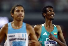 Ethiopia's Kejelcha breaks half marathon world record