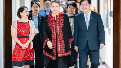 Foreign Minister Lin and his wife host welcome luncheon for Guatemala First Lady Peinado and her delegation