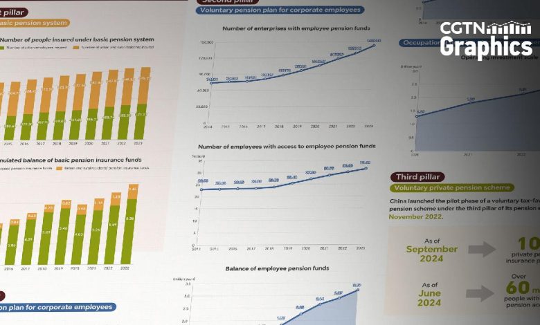 Graphics: Three pillars of China's pension system