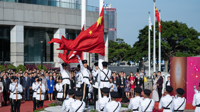 HKSAR raises flags, holds reception to celebrate National Day