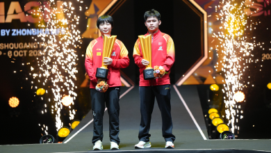 Lin Shidong, Kuai Man capture mixed doubles title at WTT China Smash