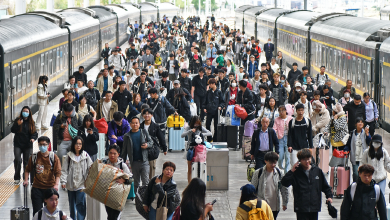 Live: China's nationwide return travel peak