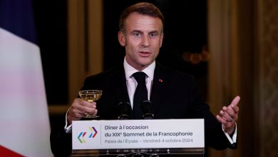 Macron calls for halt to arms deliveries to Israel for Gaza war