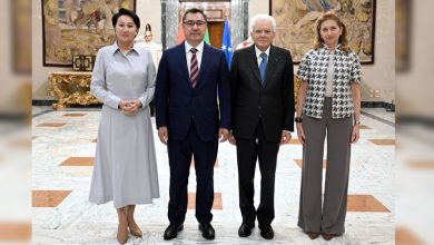 Official meeting of President Japarov with Italian President held in Rome