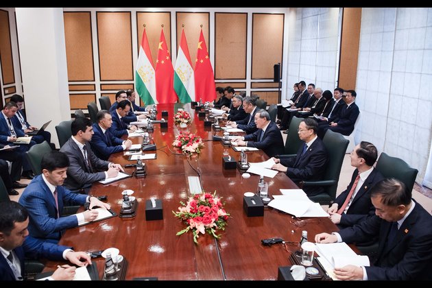 PAKISTAN-ISLAMABAD-CHINA-LI QIANG-TAJIK PM-MEETING