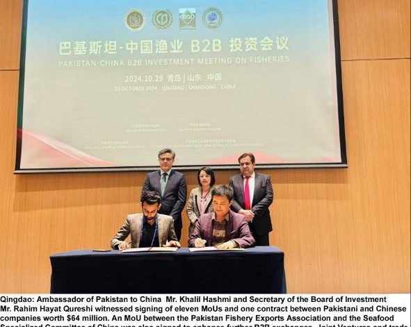 Pakistani Companies Sign Cooperation Deal With Chinese Partner Firms, Securing $64 Million In Investments Nsn Asia