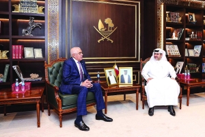 QCB governor meets EMLCU chairman