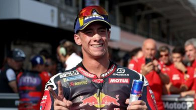 Rookie Acosta takes pole in Japan as Marquez loses lap record, Martin crashes