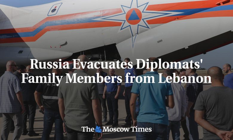 Russia Evacuates Diplomats' Family Members from Lebanon