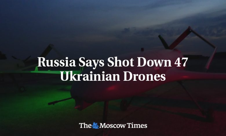 Russia Says Shot Down 47 Ukrainian Drones