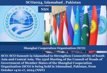 Sco Summit In Islamabad To Strengthen Connectivity Of South Asia And Central Asia