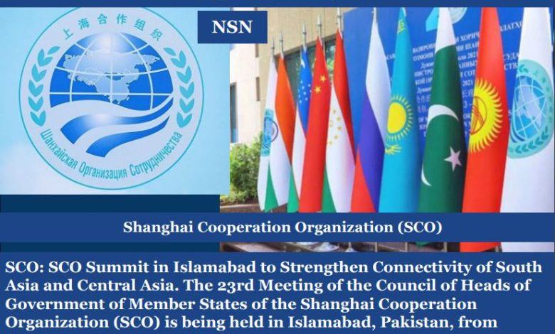 Sco Summit In Islamabad To Strengthen Connectivity Of South Asia And Central Asia