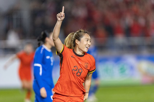 (SP)CHINA-CHONGQING-FOOTBALL-CFA-WOMENS-CHN VS UZB(CN)