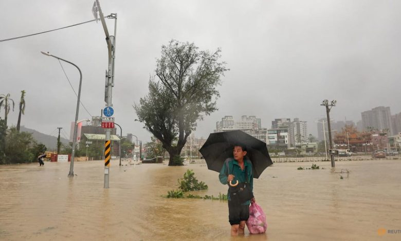 Taiwan clears up, slowly reopens after hit from Typhoon Krathon