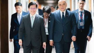 Foreign Minister Lin hosts welcome dinner for Paraguayan delegation led by Congress and Senate President Núñez and his wife