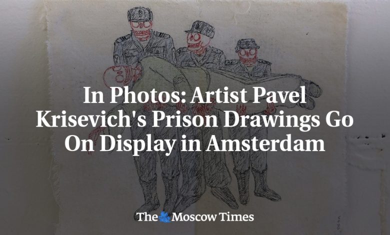 In Photos: Artist Pavel Krisevich's Prison Drawings Go On Display in Amsterdam