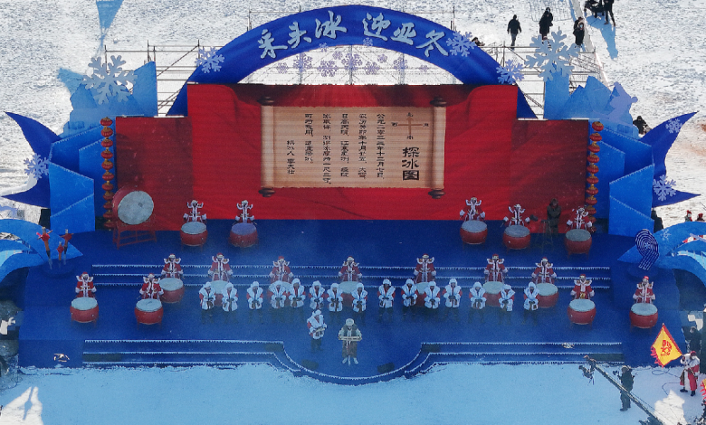 Live: The 5th Harbin Ice Harvesting Festival kicks off