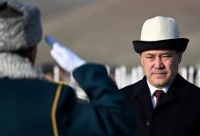 President Japarov partakes in ceremony of flag raising in Ana-Kyzyl village of Osh region