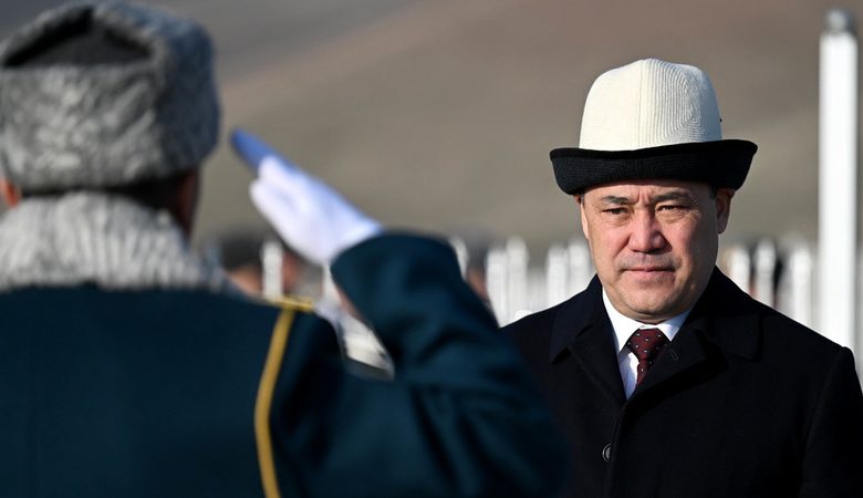 President Japarov partakes in ceremony of flag raising in Ana-Kyzyl village of Osh region