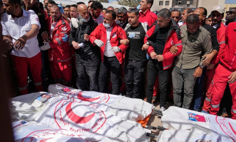 Israel fires commander over Gaza medic deaths in operational blunder