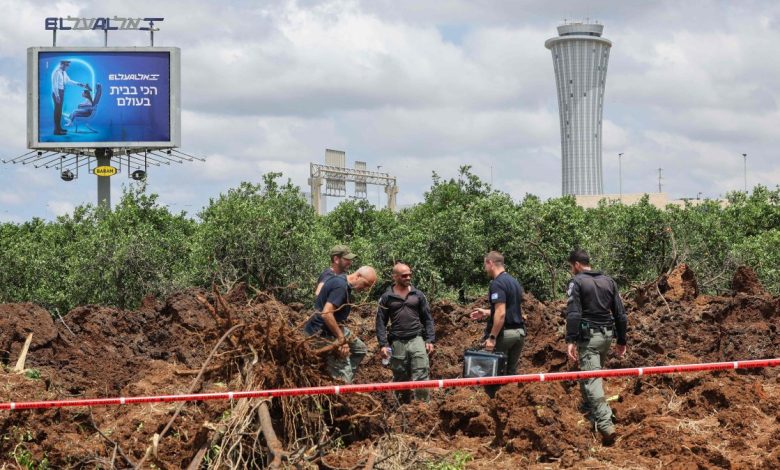 Houthi missile strike disrupts operations at Israel's main airport