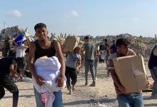 Israel fires on starving Gazans rushing to US aid center