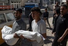 Israeli bomb storm on Gaza kills 23 as outcry over aid blockade grows
