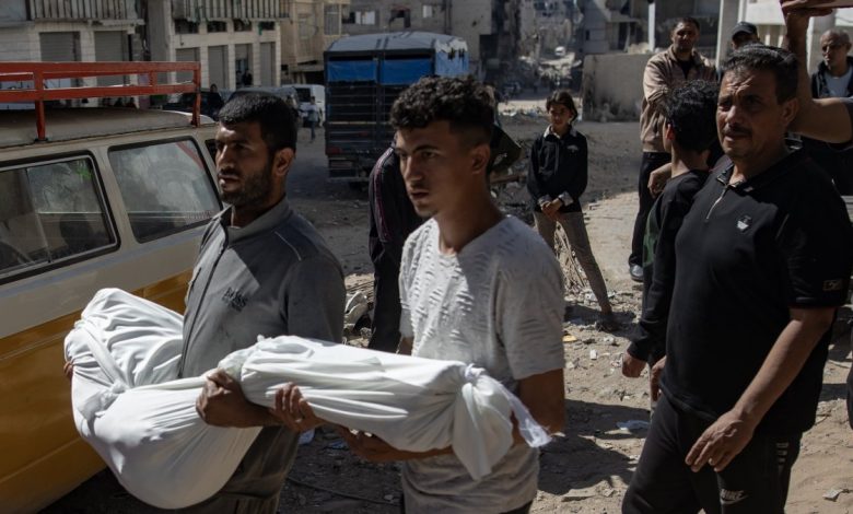 Israeli bomb storm on Gaza kills 23 as outcry over aid blockade grows