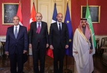 Top Arab diplomats discuss Gaza cease-fire with French FM