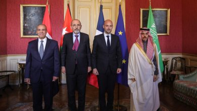 Top Arab diplomats discuss Gaza cease-fire with French FM