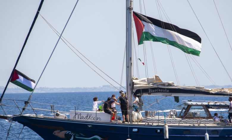 Aid flotilla nears Gaza after reaching Egypt, organizers say