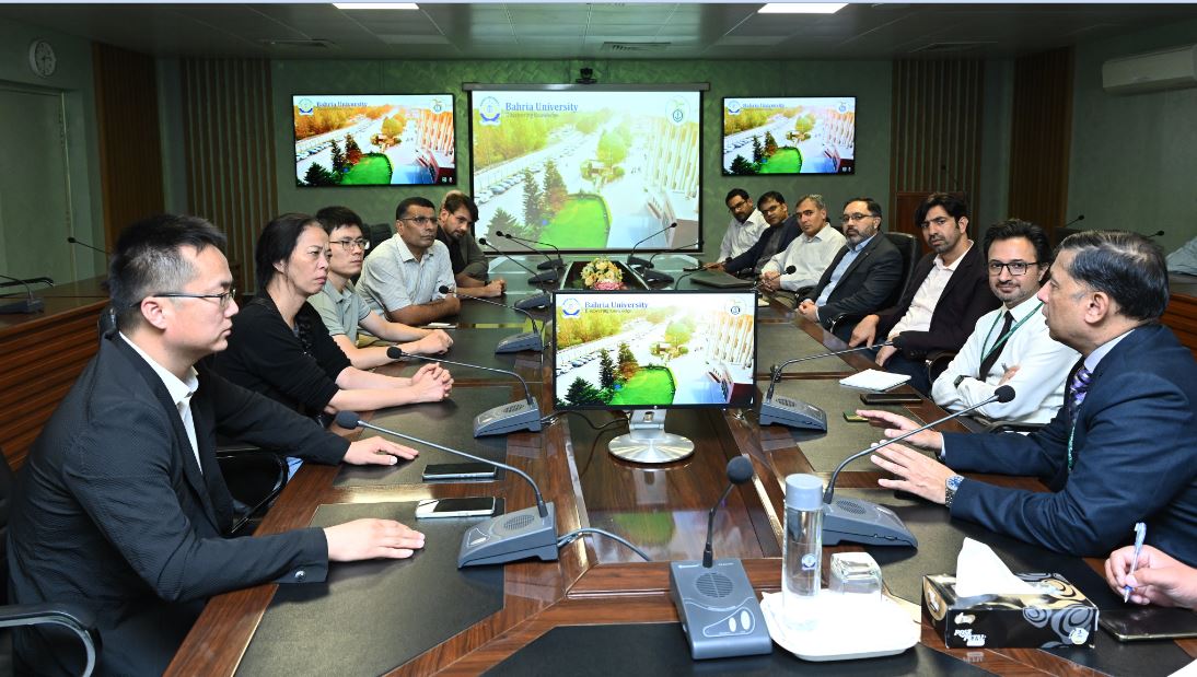 Chinese enterprise, Bahria University hold talks for cooperation in renewable energy techs NSN Asia