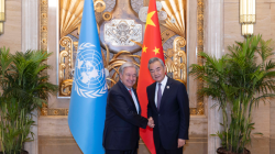 China's top diplomat meets UN secretary-general