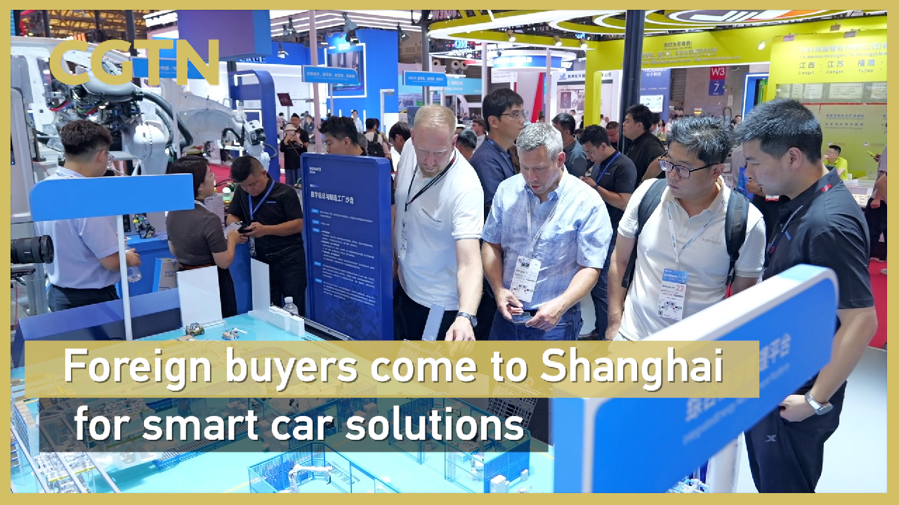 Foreign buyers come to Shanghai for smart car solutions