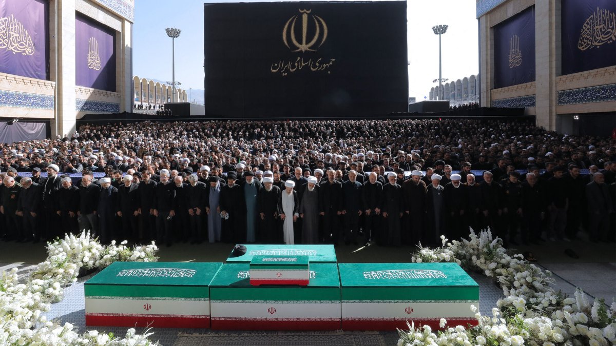 Iran leaders mourn, but successor absent from Khamenei funeral