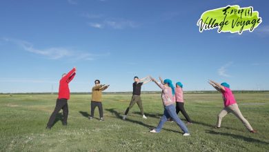 Learn everyday yoga from Yugouliang's grannies