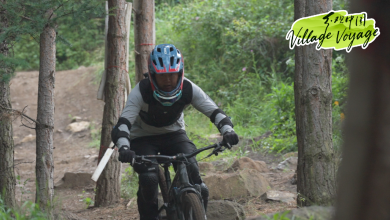 No fear, just downhill