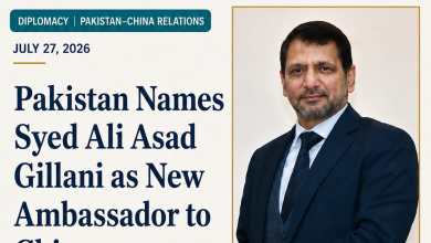 Pakistan names Syed Ali Asad Gillani as an Envoy To China NSN Asia 2026