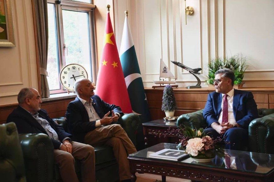 Pakistani Delegation Calls on Ambassador Khalil Hashmi in Beijing NSN Asia 2026 B