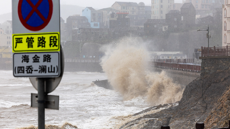Typhoon Bavi makes landfall in east China's Zhejiang
