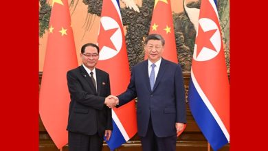 习近平会见朝鲜内阁总理朴泰成