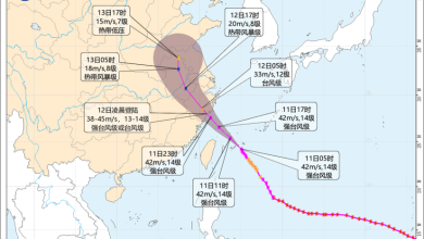 台风逼近、局地暴雨大暴雨 中央气象台三预警齐发