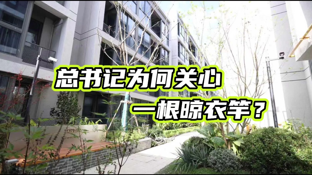 总书记为何关心一根晾衣竿？