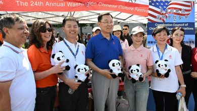 Ambassador Xie Feng addresses the Washington Chinese Culture Festival