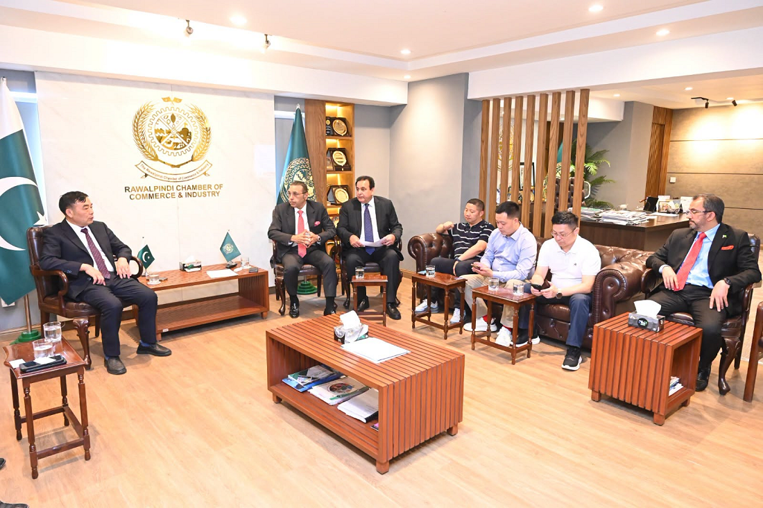 RCCI President Meets Chinese Business Delegation to Boost Pakistan–China Trade Cooperation