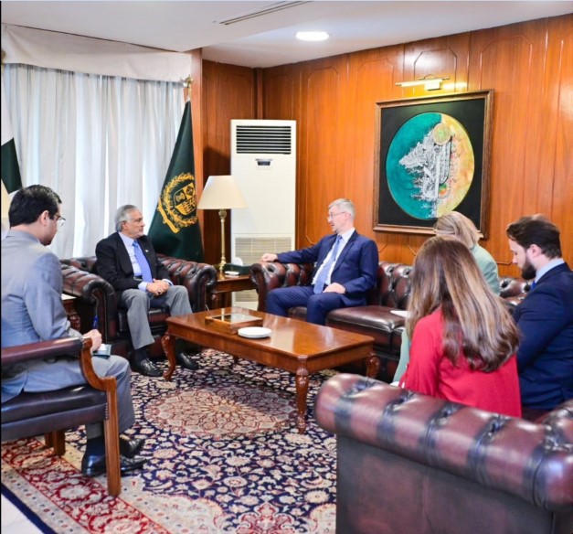 Russian Ambassador to Pakistan Mr Albert Khorev calls on Deputy Prime Minister, Foreign Minister Senator Mohammad Ishaq Dar in Islamabad NSN Asia 2026